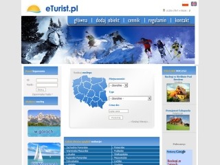 eTurist.pl - najlepsza baza noclegowa w Polsce