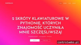 Empiria.in - blog o data science i analizie danych