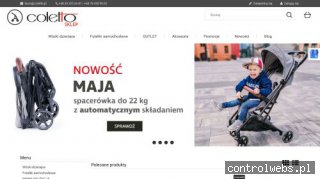 outlet.coletto.pl bezpieczny fotelik 0-18