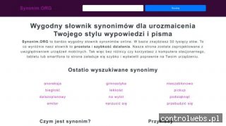Synonim domownik - synonim.org