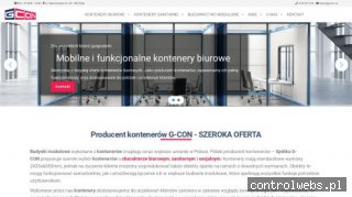 kontenery biurowe - G-CON Sp. z o.o.