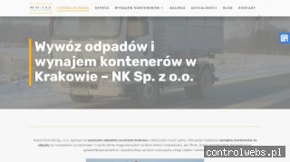 nkkontenery.pl kontener na gruz kraków
