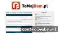 Screenshot strony www.tomójdom.pl