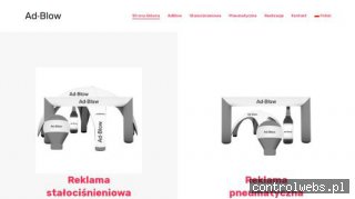 Reklama zewnętrzna Ad Blow - balony na zamówienie