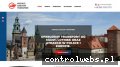 Screenshot strony www.cracowtransfers.com