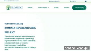 Tlenoterapia hiperbaryczna - Warszawa Ursynów | Tlenujemy