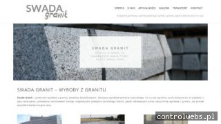 SWADA GRANIT wyroby z granitu
