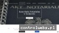 Screenshot strony www.kancelarianotarialnakrakow.com.pl