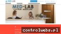 Screenshot strony med-lab.com.pl