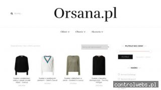 Orsana na topie, modne ciuchy