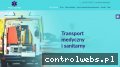 Screenshot strony www.transportmedyczny.net.pl