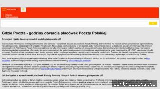 Lokalizacja poczty - gdziepoczta.pl