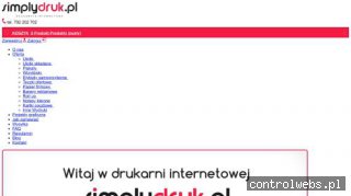 Drukarnia internetowa www.simplydruk.pl - wydruki reklamowe