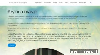 Krynica masaż terapia manualna