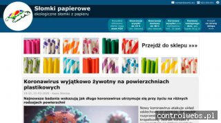 Słomki papierowe - ekologiczne słomki z papieru