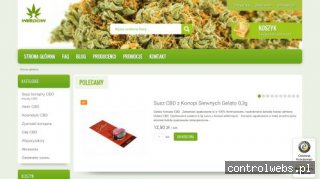 Susz CBD z kwiatów konopi - weedow.pl