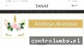 Screenshot strony www.tanat.eu