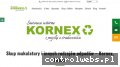 Screenshot strony kornex.com.pl