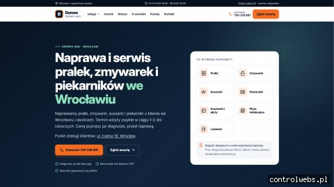 Domex-Serwis Naprawa Serwis Pralek Zmywarek AGD
