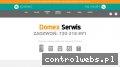 Screenshot strony domex-serwis.pl