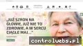 Screenshot strony www.domsenioraawsercumaj.pl