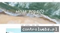 Screenshot strony mojapodroz.blog