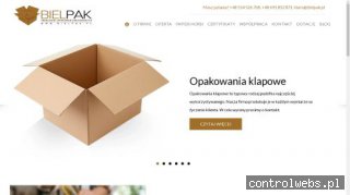 www.bielpak.pl hurtownia opakowań kartonowych