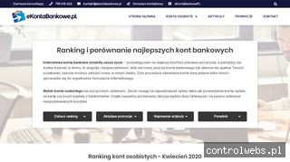 eKontaBankowe.pl - ranking i porównanie banków
