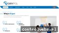 Screenshot strony www.drytech.pl