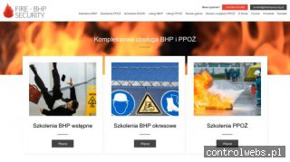 szkolenia przeciwpożarowe FIRE-BHP SECURITY