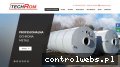 Screenshot strony www.techrom.pl