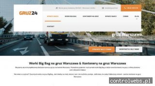 Wywóz gruzu Warszawa - gruz24.pl