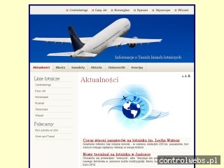 Portal o tanich liniach lotniczych