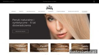 Damskie peruki naturalne, syntetyczne i tupety clip-in