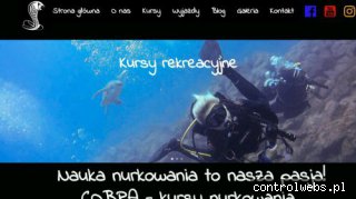 Cobra - nauka nurkowania