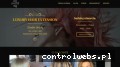 Screenshot strony luxuryhairextension.eu