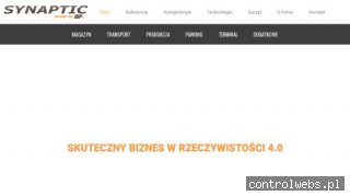 Synaptic- systemy logistyczne WMS,TMS,MES,YMS,TOS,AMS,RMA