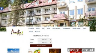 Pensjonat AMELIA w Iwoniczu Zdroju w Bieszczadach.