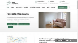 Dom Rozwoju - Psycholog Warszawa, Psychoterapia