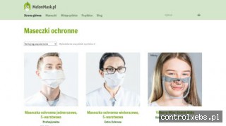 Przyłbice i maseczki ochronne, miniprzyłbice na nos i usta melonmask.pl