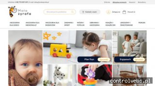 Akcesoria dla niemowląt - malazyrafa.pl