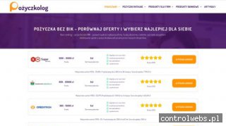 Pożyczka dla zadłużonych - pozyczkolog.pl