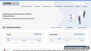 SUPERLOANS.pl: Porównywarki pożyczek online