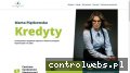 Screenshot strony www.kredytelblag.pl