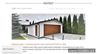 Piotr - garaże wolnostojące