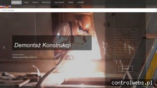 Demontaż konstrukcji stalowych. Usługi spawalnicze.