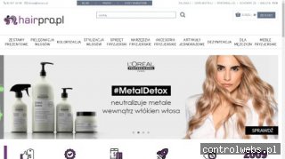 Sklep HairPro profesjonalny sprzęt i kosmetyki do włosów