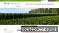 Screenshot strony www.tujaszmaragd.com