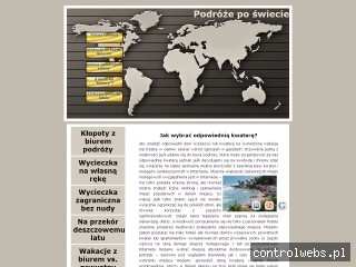 Wycieczki zagraniczne, agroturystyka, pomysł na urlop