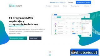 Prosty i intuicyjny system CMMS